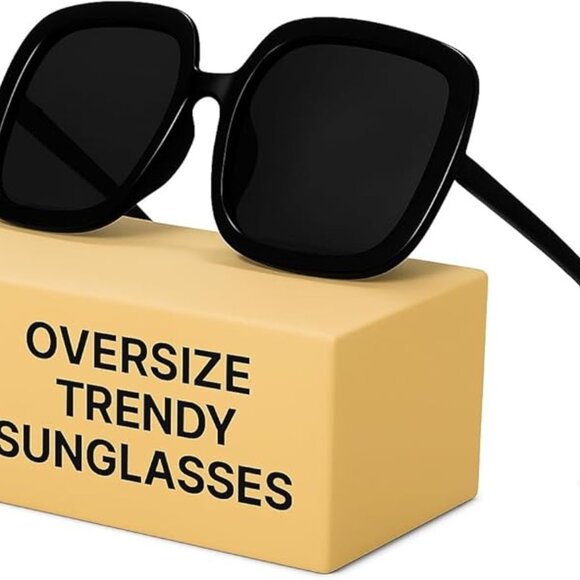 NIB-Miyya Oversized Polarized Retro Sunglasses for Women - Picture 5 of 5